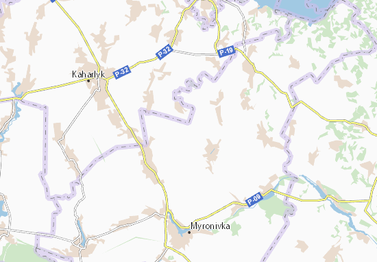 Karte Stadtplan Korytyshche