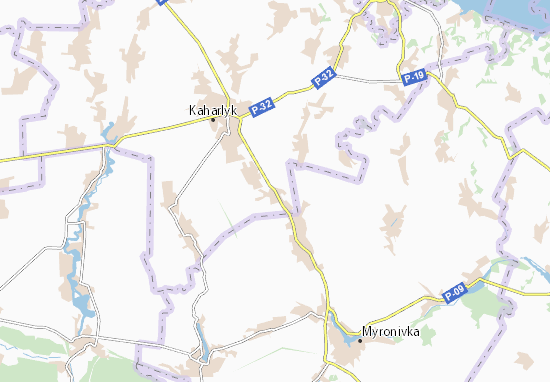 Karte Stadtplan Lypovets&#x27;
