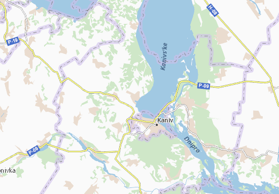 Karte Stadtplan Bobrytsya