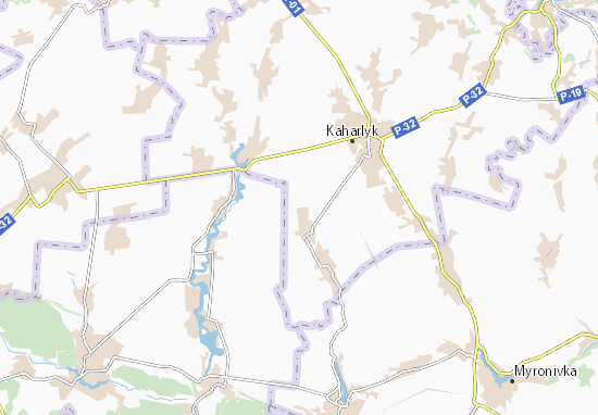 Mapa Lishchynka