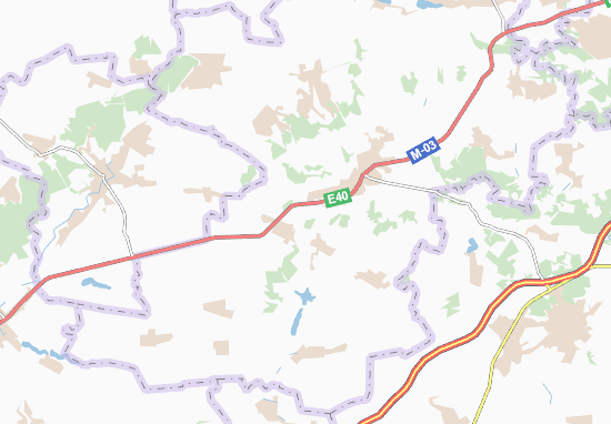 Karte Stadtplan Korsunivka