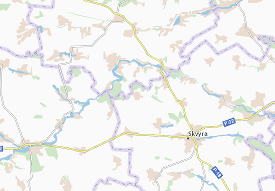 Mapa Mali Lysivtsi