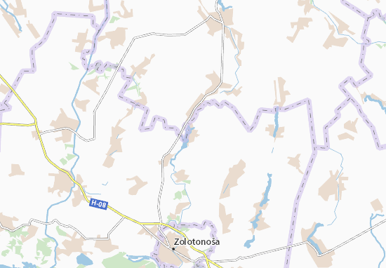 Karte Stadtplan Skorykivka