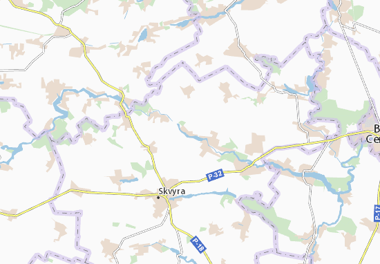 Mapa Taboriv