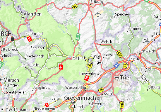 Mapa Steinheim