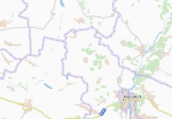 Karte Stadtplan Husynka