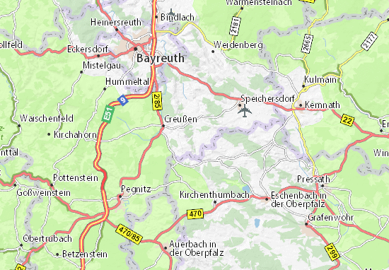 MICHELIN-Landkarte Prebitz - Stadtplan Prebitz - ViaMichelin