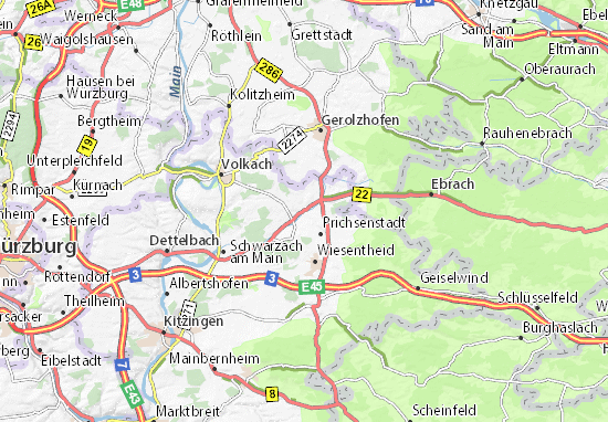 MICHELIN Stadelschwarzach map - ViaMichelin