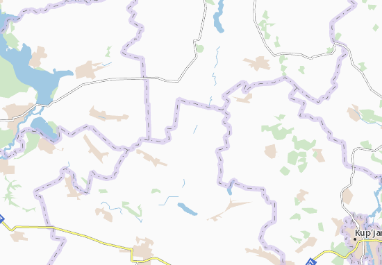 Karte Stadtplan Nyzhnii Burluk