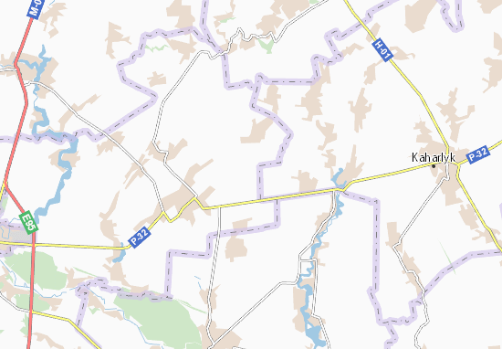 Karte Stadtplan Verbova