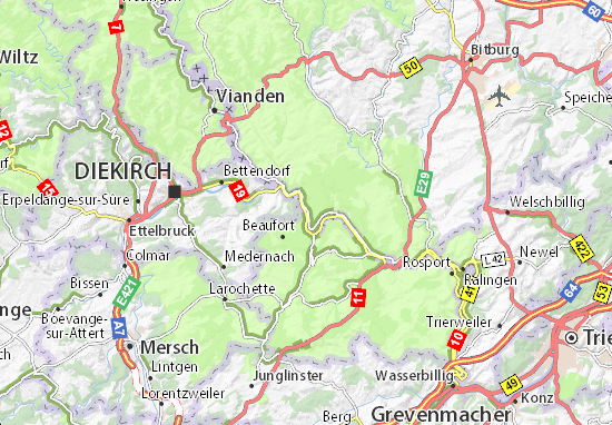 Mapa Dillingen