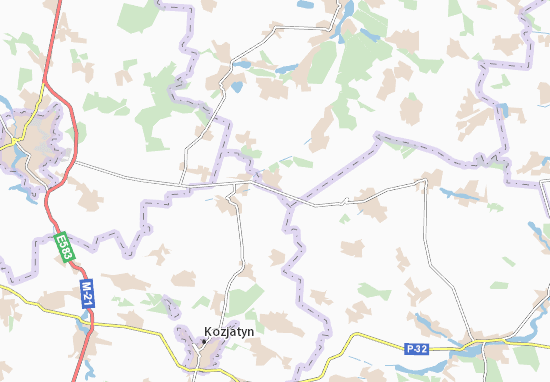 Karte Stadtplan Mala P&#x27;yatyhirka