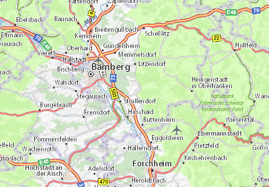 Mapa Wernsdorf