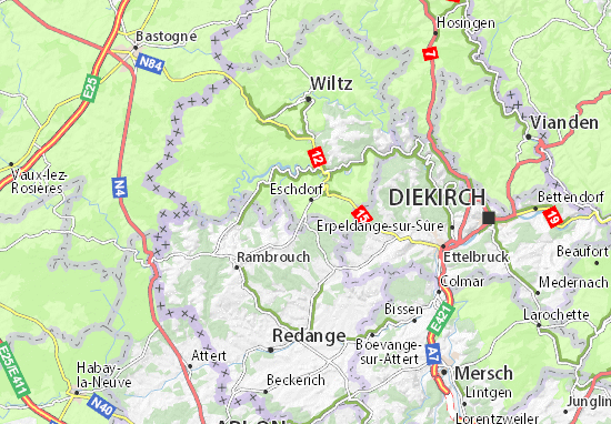 Mapa Hierheck