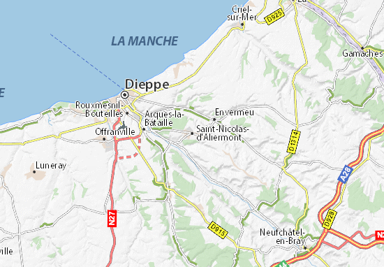 Mappe-Piantine Saint-Nicolas-d&#x27;Aliermont