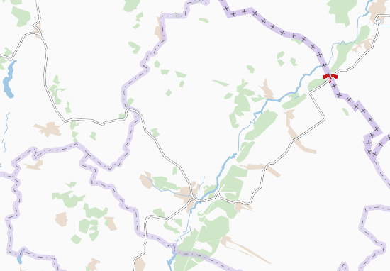 Karte Stadtplan Petro-Ivanivka