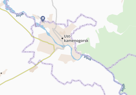 Karte Stadtplan Levy Bereg