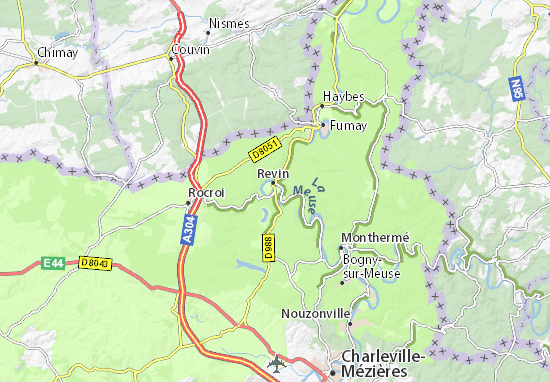 Mapa La Bouverie