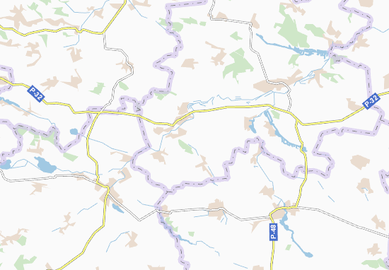 Vorobiivka Map