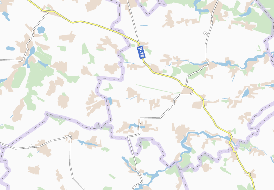Kaart Plattegrond Kharliivka