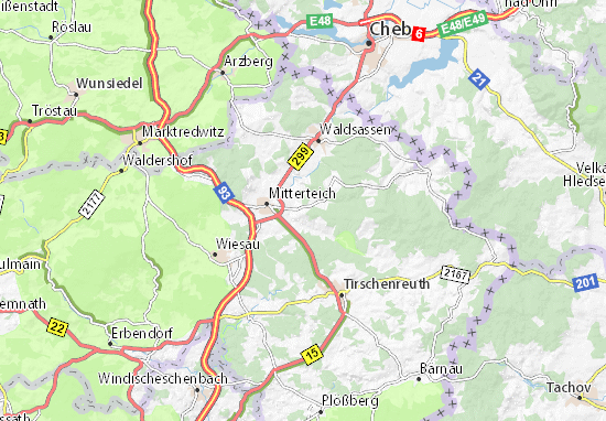 MICHELIN-Landkarte Leonberg - Stadtplan Leonberg - ViaMichelin