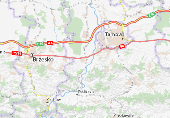 Karte Stadtplan Wojnicz