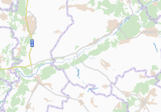 Mapa Zubivka