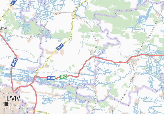 Karte Stadtplan Sokoliv