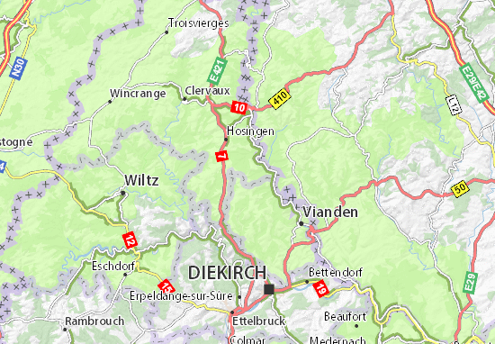 Mapa Wahlhausen