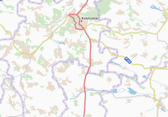 Mapa Horynka