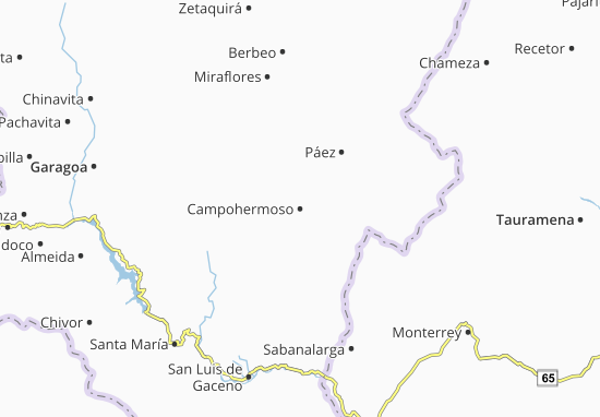 Mapa Campohermoso