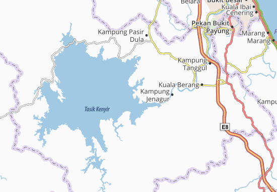 Karte Stadtplan Pulau Leban Besar