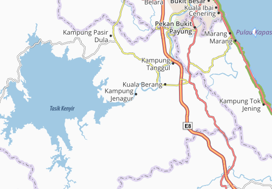 Mapa Kampung Jenagur