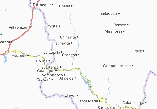 Mapa Garagoa