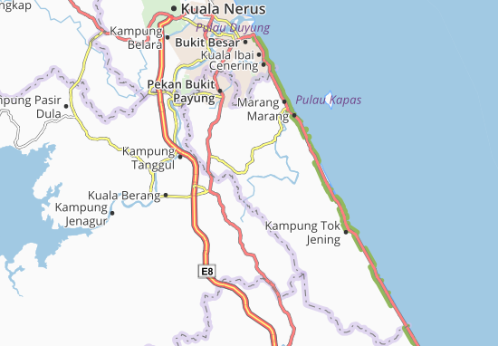 Karte Stadtplan Kampung Bukit Leban