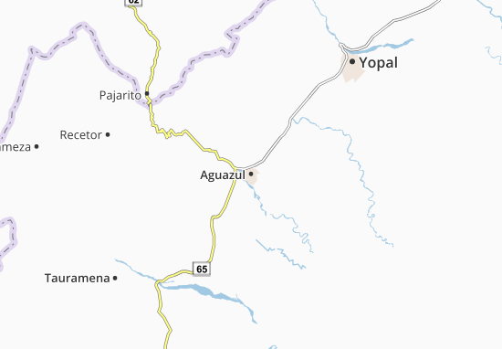 Aguazul Map