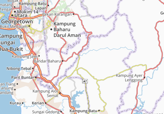 Mapa Kuala Langat