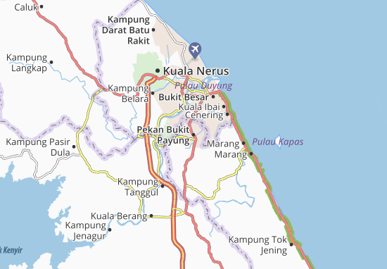 Karte Stadtplan Pekan Bukit Payung