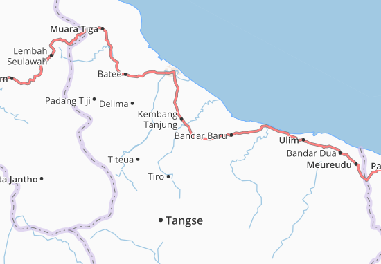 Kaart Plattegrond Mutiara Barat