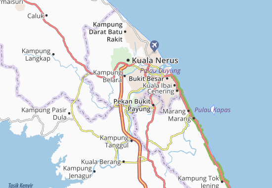 Karte Stadtplan Kampung Serada
