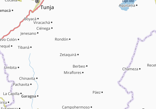 Zetaquirá Map