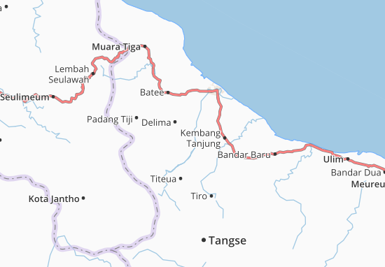 Kaart Plattegrond Indrajaya