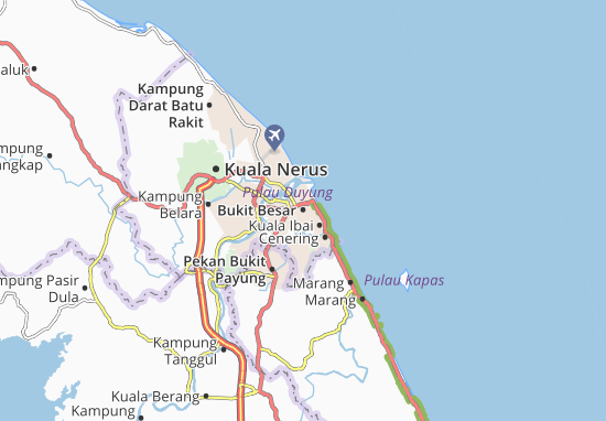 Karte Stadtplan Bukit Besar