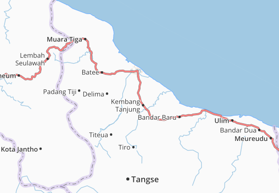 Kaart Plattegrond Simpang Tiga 1