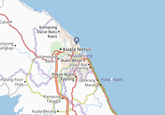 Mapa Kuala Terengganu