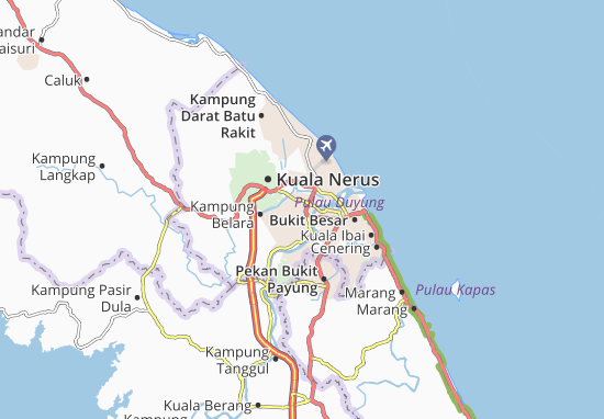 Karte Stadtplan Kampung Kubang Jela