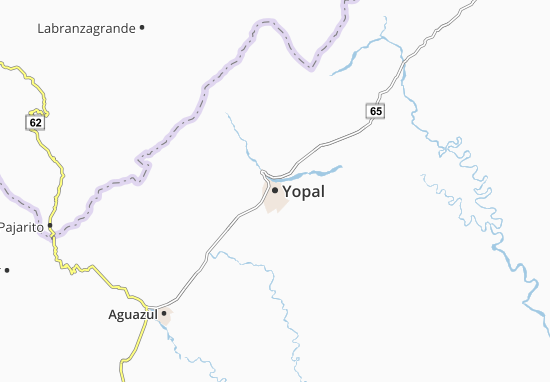 Karte Stadtplan Yopal