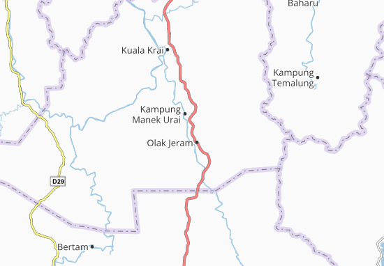 Mapa Kampung Pulau Gajah