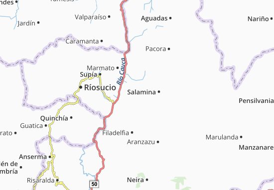 Karte Stadtplan La Merced