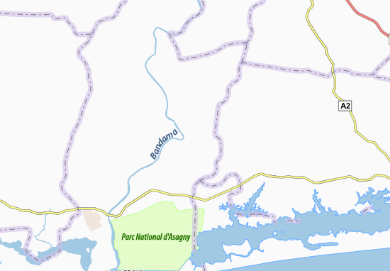 Kaart Plattegrond Tamabo